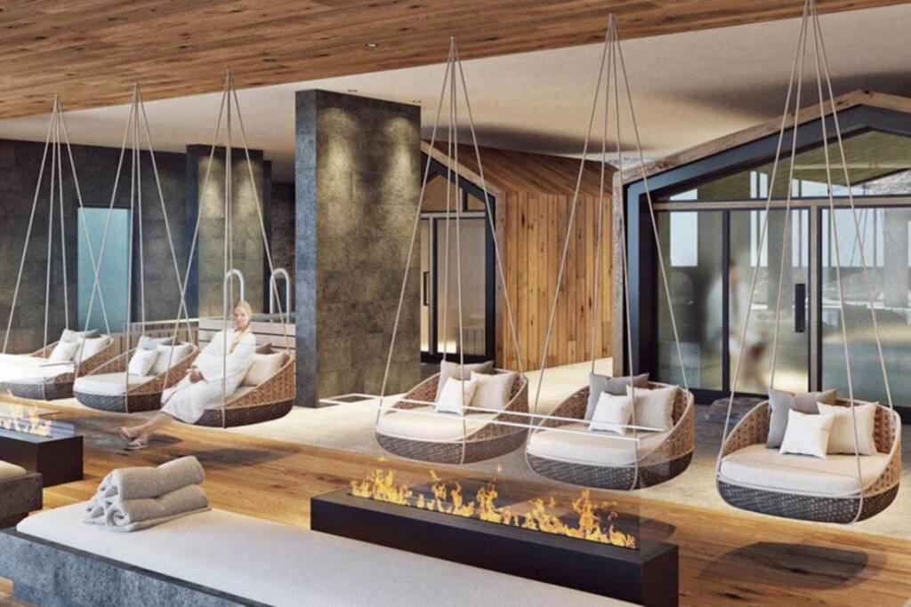 Charmant Studio Renove Situe Dans Les Bains D'Ovronnaz, Immeuble Les Sources Екстериор снимка